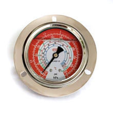 multi connection types refrigerant pressure gauge